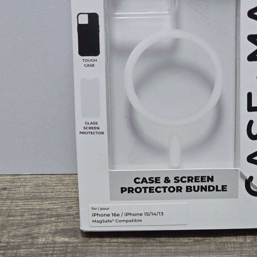 CaseMate Cell Phone Case & Screen Protector iPhone 16e/15/14/13 - Picture 2 of 3